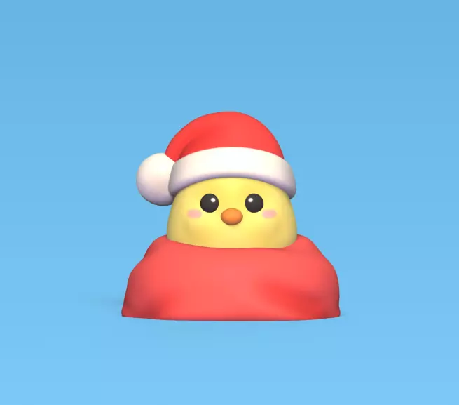 Xmas Bird 3D print model_0