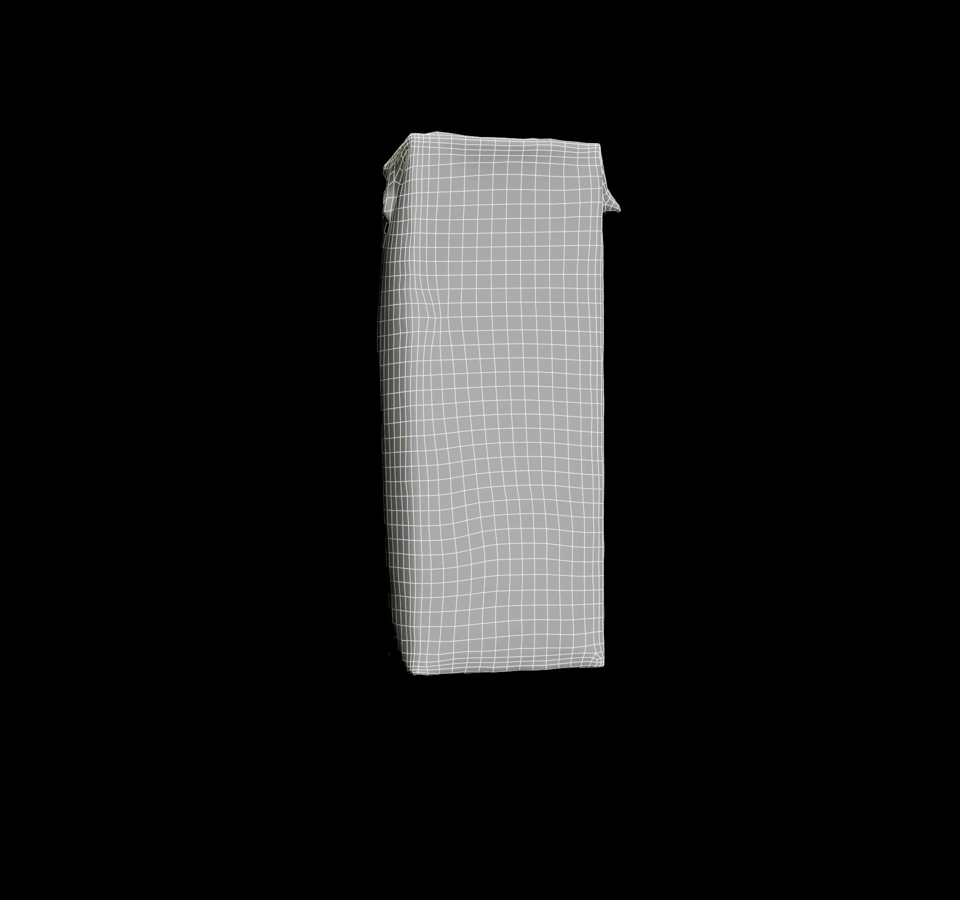 Ice tea box trash scanned Low-poly 3D model_64