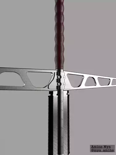 Long sword - refined 3D model