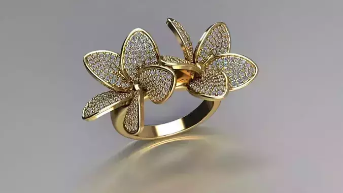 flower ring jewelry
