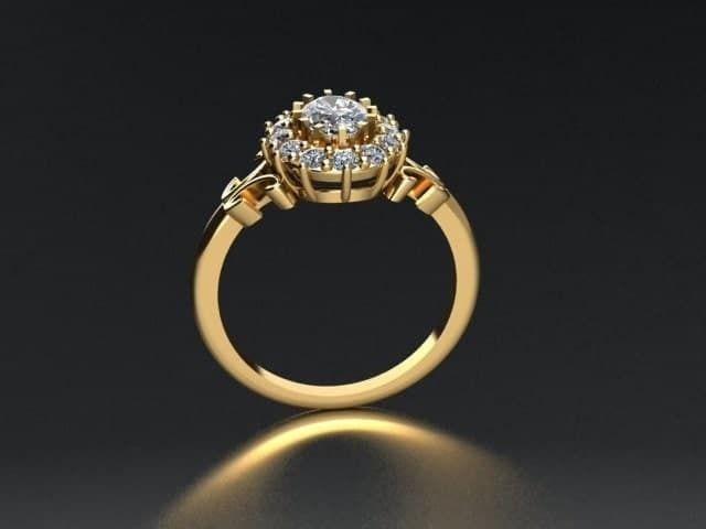 ring jewelry  3D print model_4