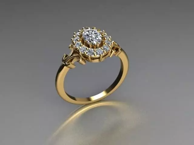 ring jewelry  3D print model_0