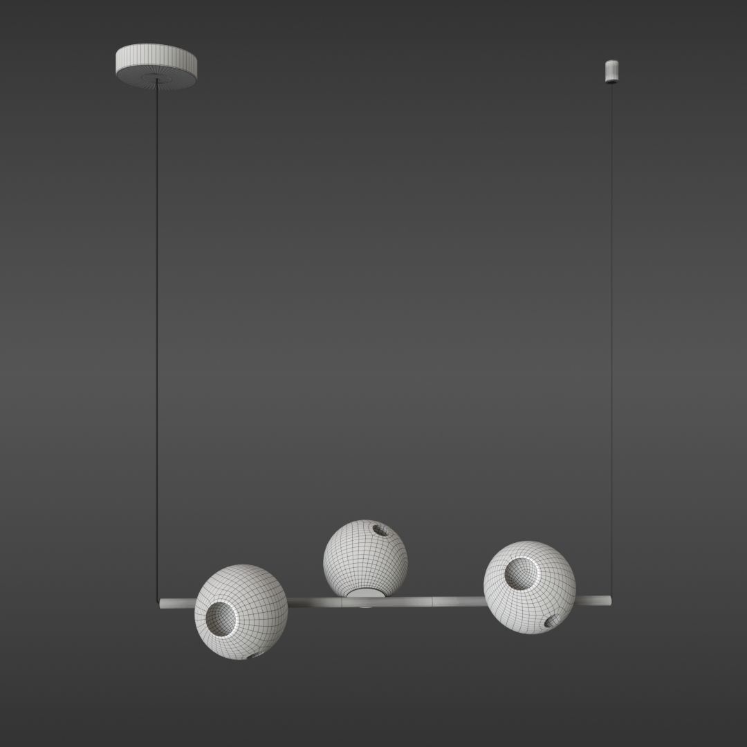Bocci 28 Stem Suspension Light Collection 3D model_6