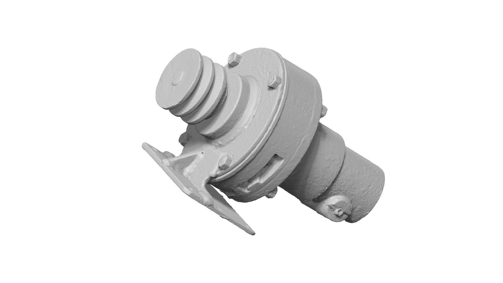 Water Pump Raw Scanned 3D model_9