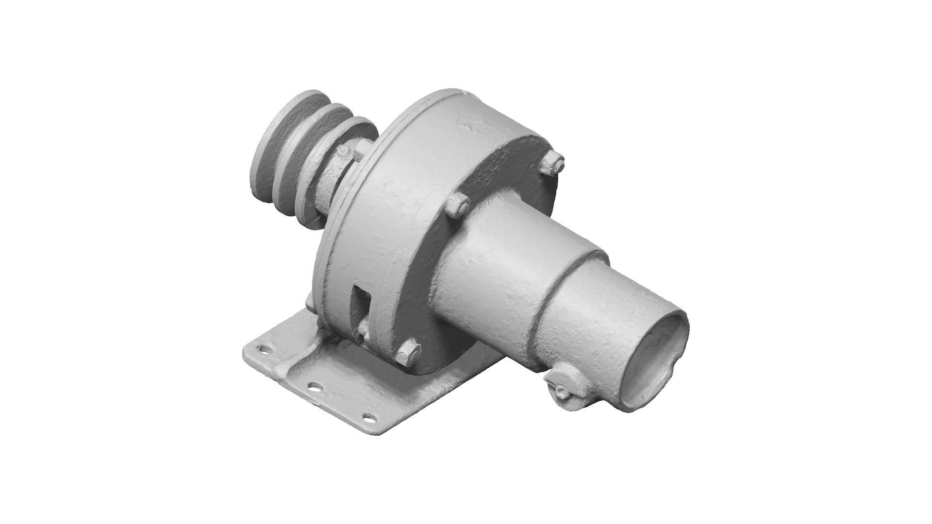 Water Pump Raw Scanned 3D model_1