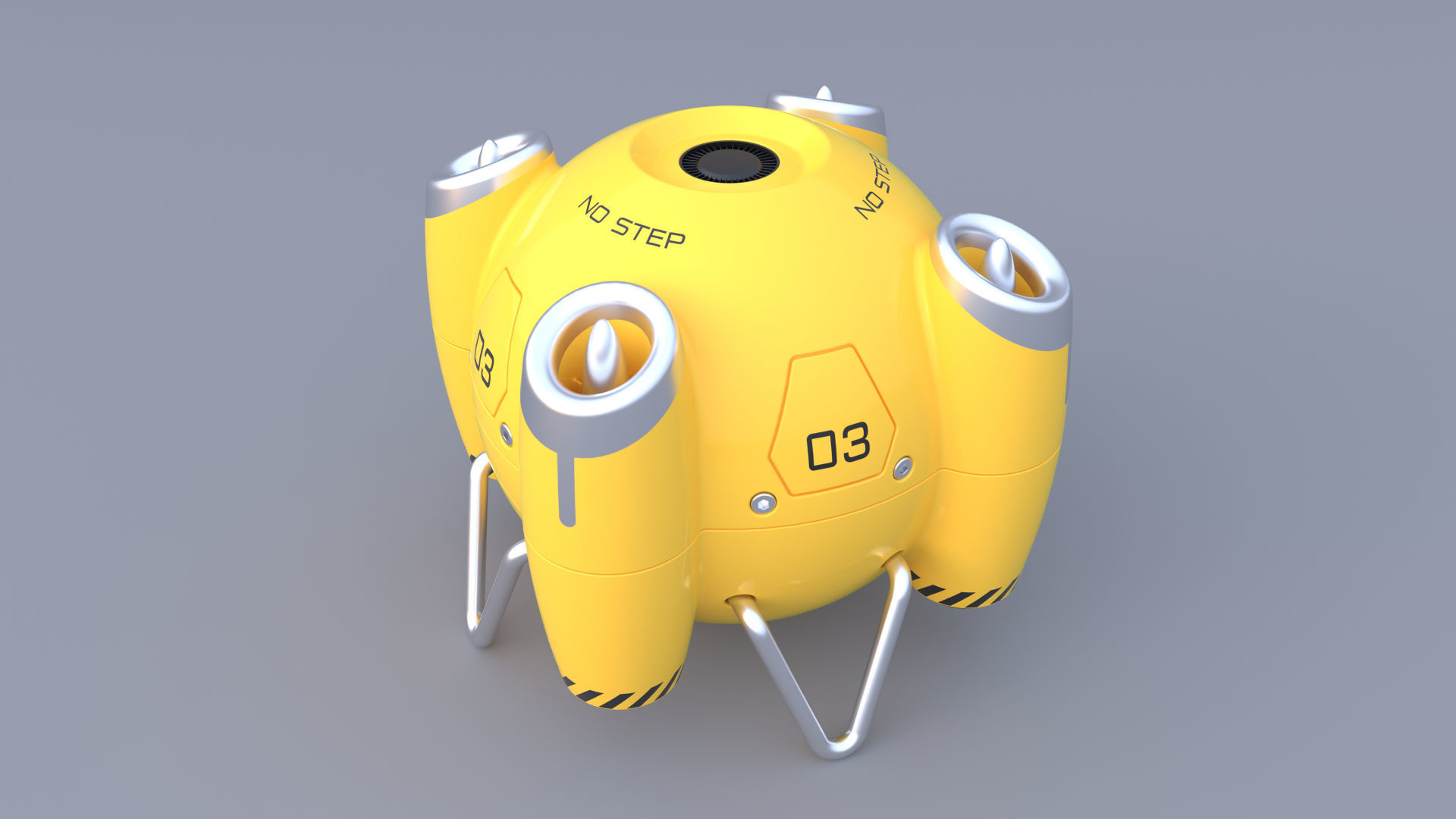 Shaderbot 2 robot 3D model_3