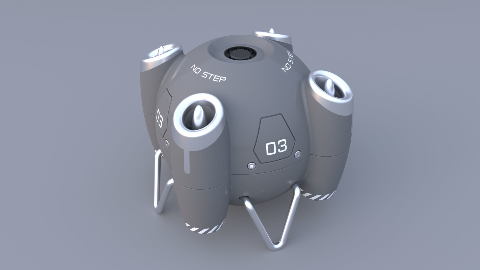 Shaderbot 2 robot 3D model_8