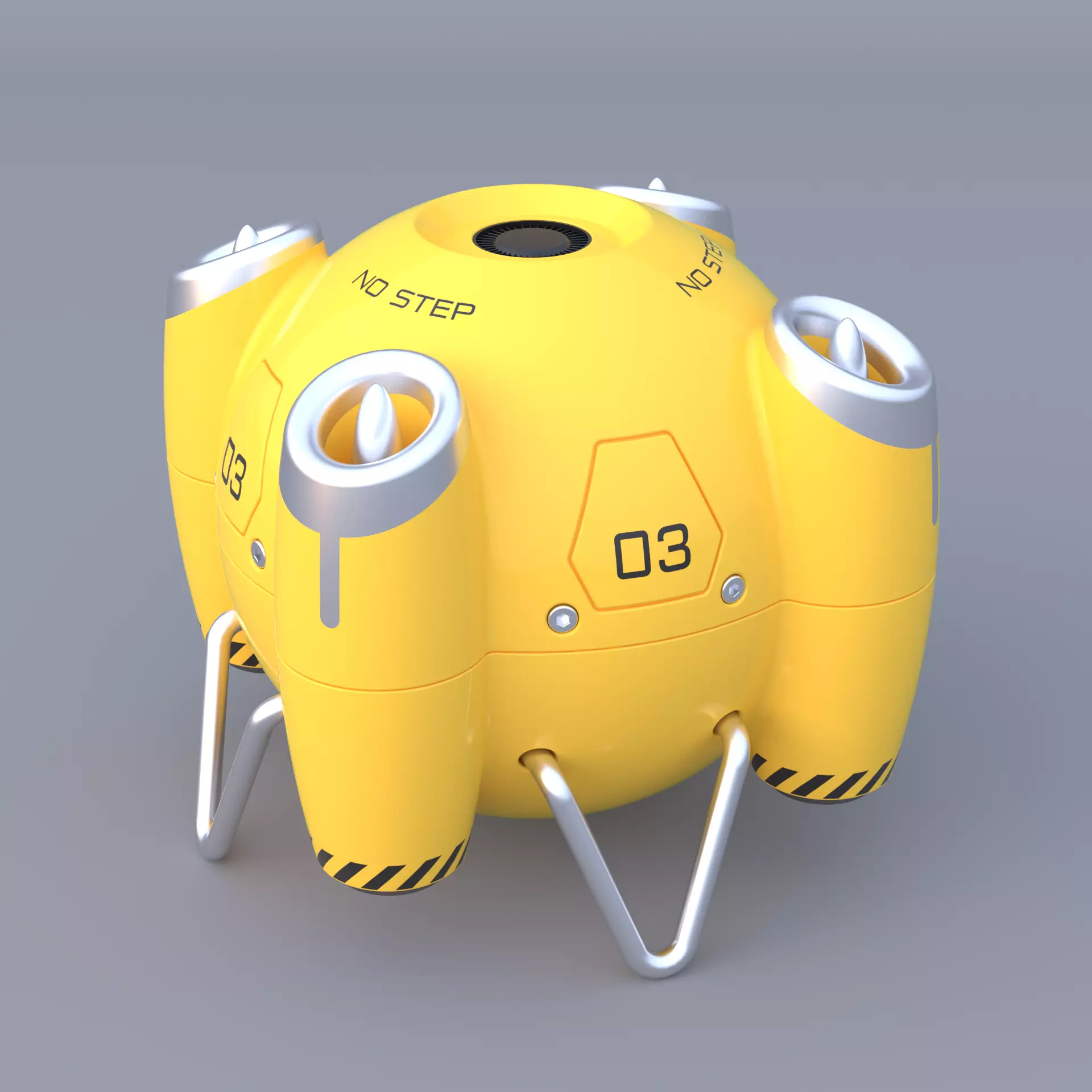 Shaderbot 2 robot 3D model_0