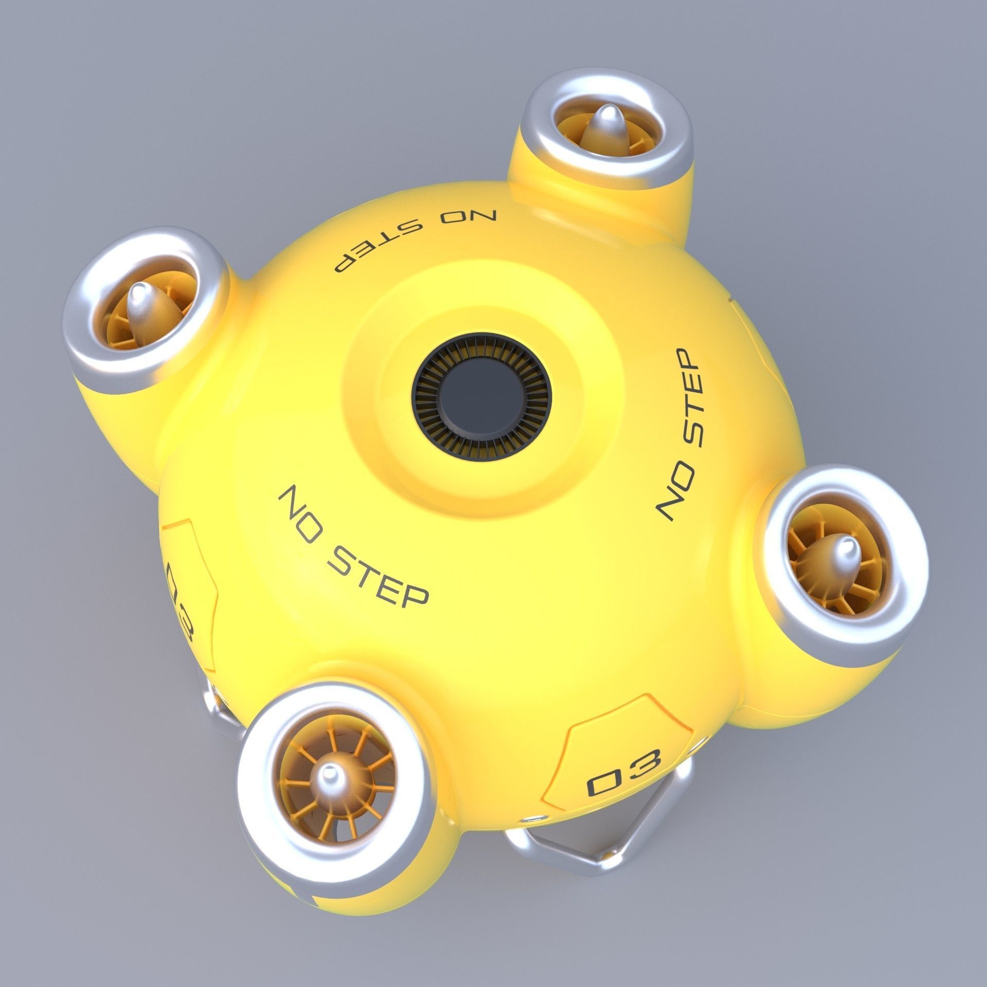 Shaderbot 2 robot 3D model_4