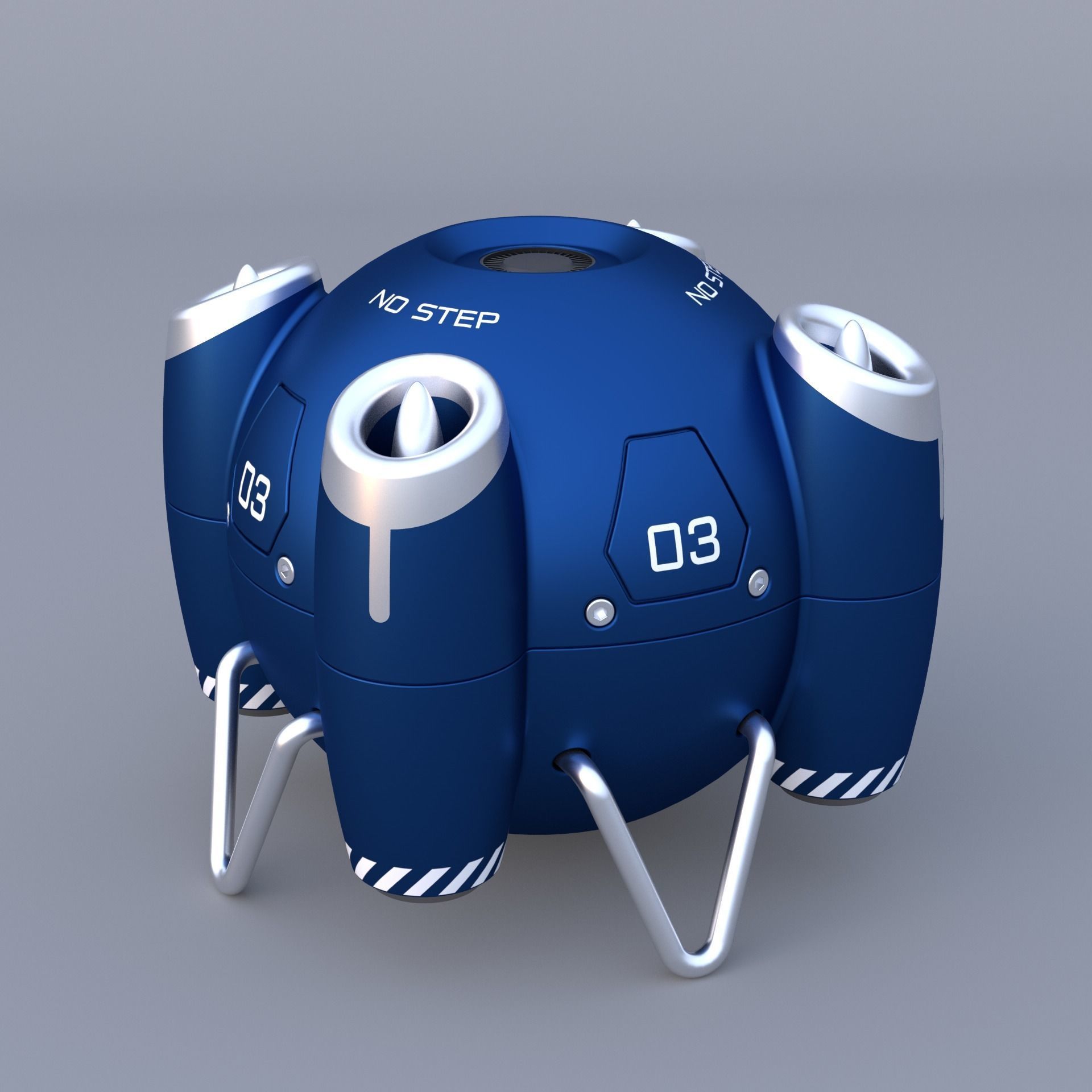 Shaderbot 2 robot 3D model_9