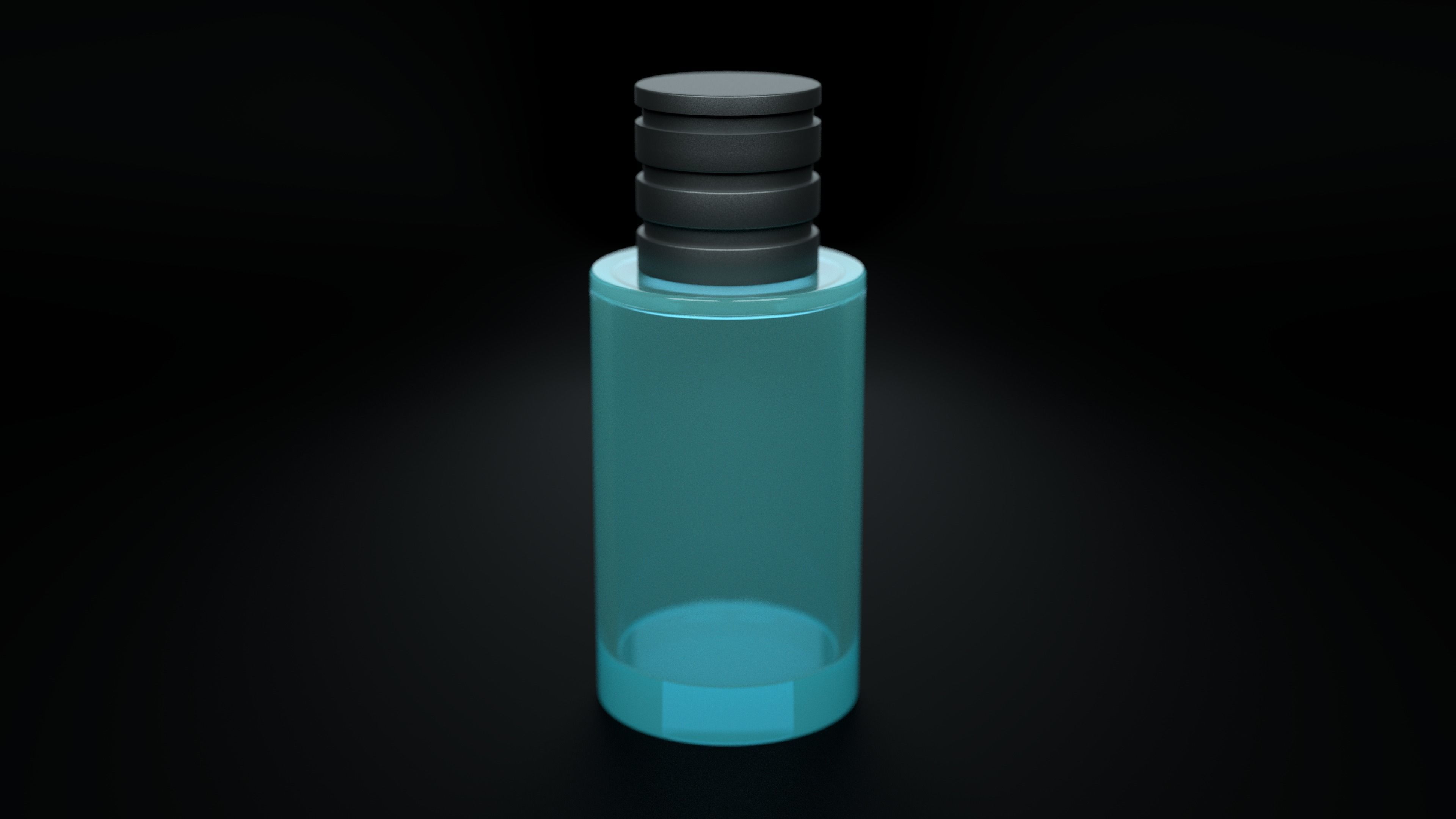 Parfume Bottle Free 3D model_1