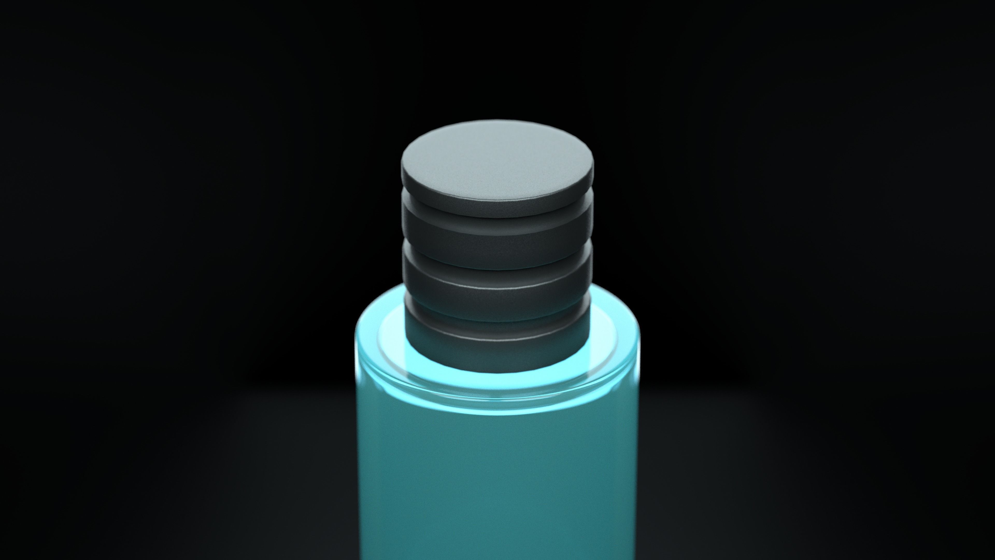 Parfume Bottle Free 3D model_2