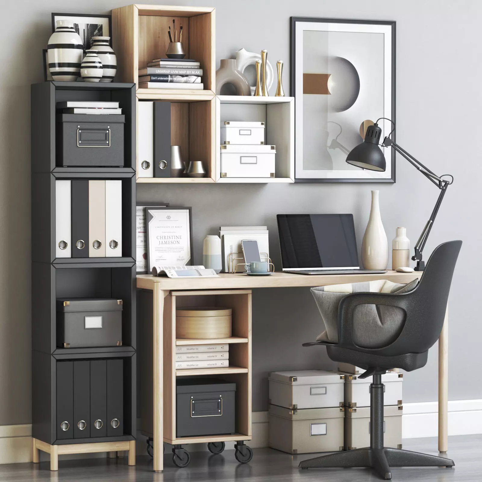 Office workplace 94 3D model