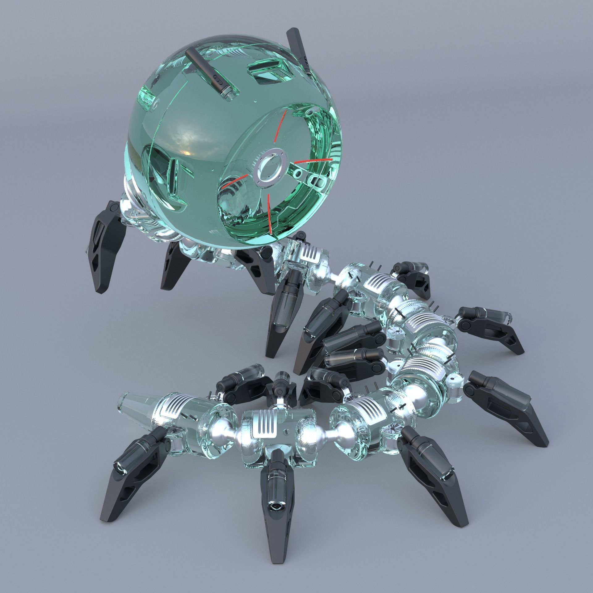 Shaderbot 3 robot 3D model_3