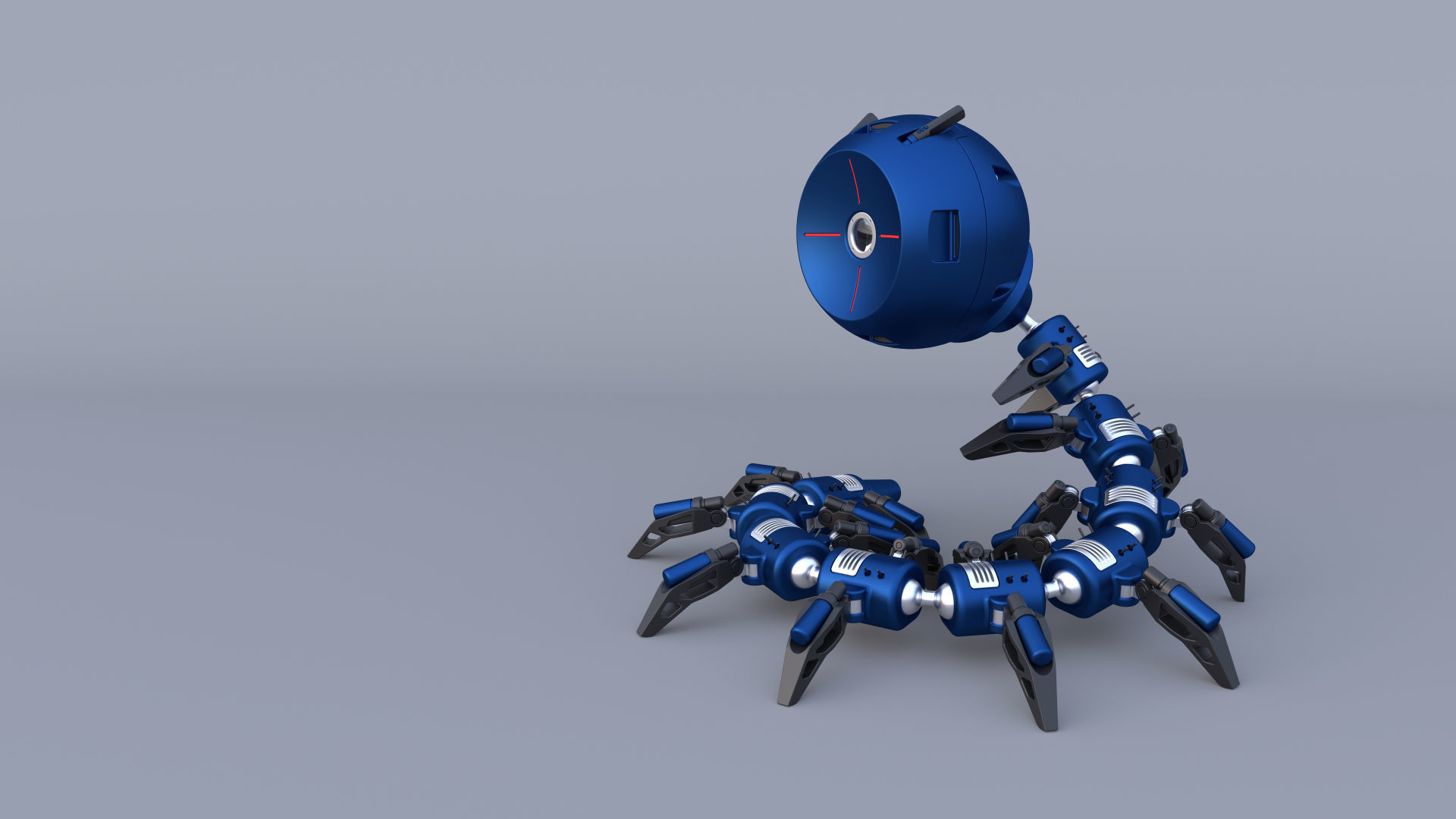 Shaderbot 3 robot 3D model_7