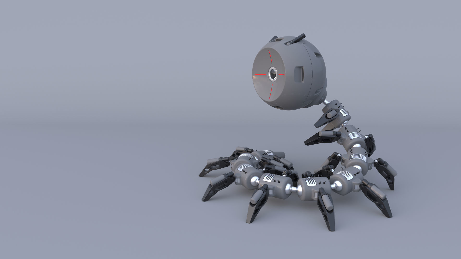 Shaderbot 3 robot 3D model_9