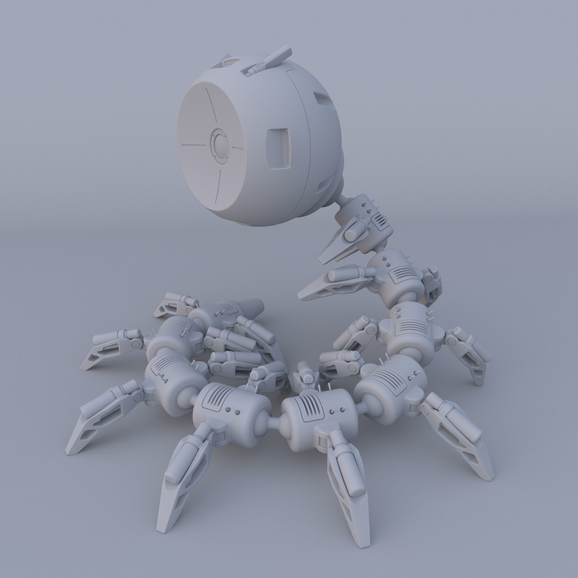 Shaderbot 3 robot 3D model_4