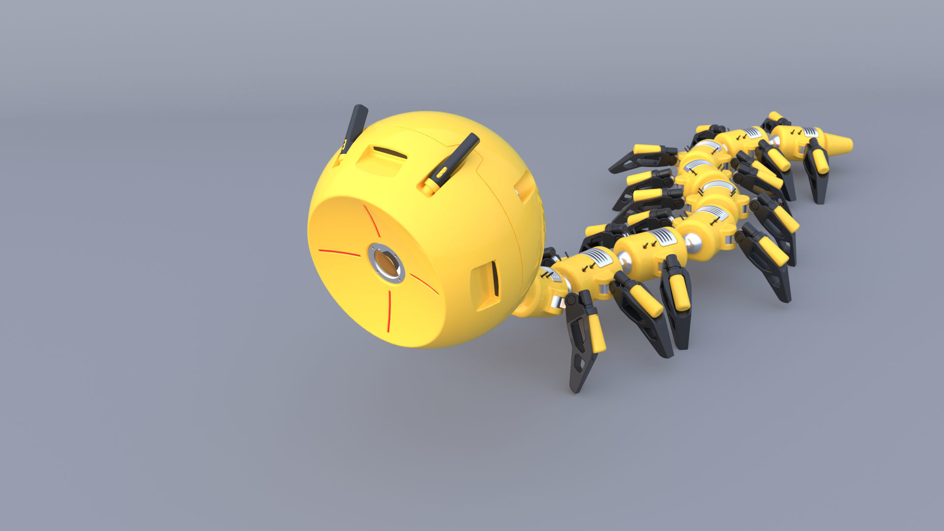 Shaderbot 3 robot 3D model_13