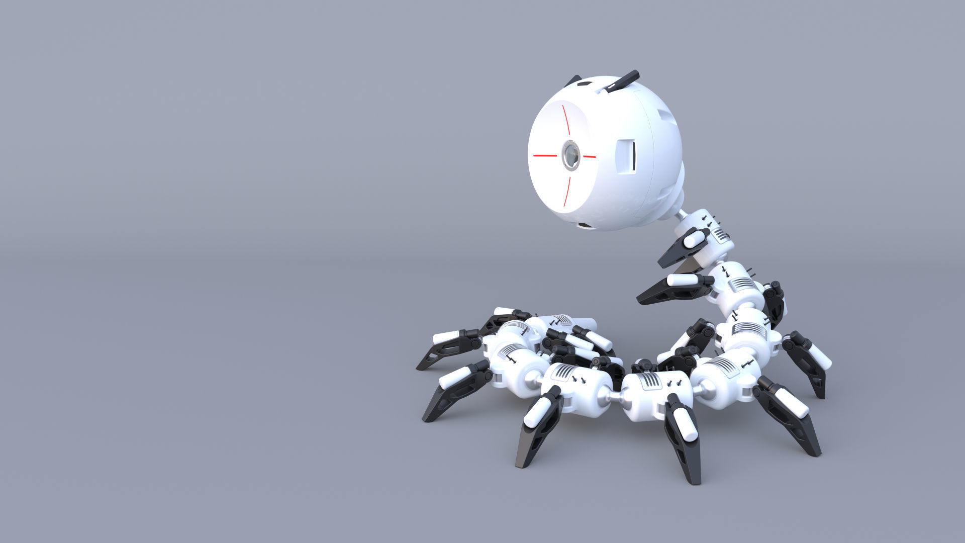 Shaderbot 3 robot 3D model_12