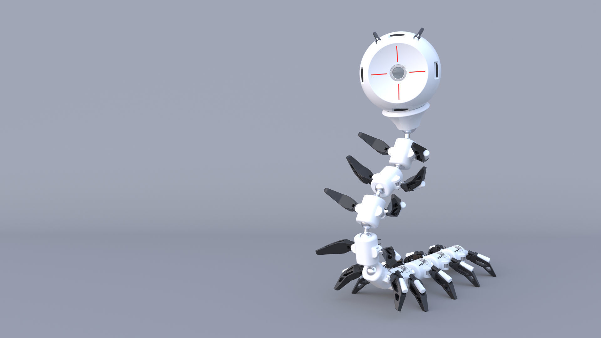 Shaderbot 3 robot 3D model_6