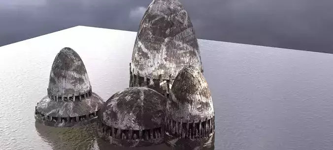 Sci-Fi Dome Tower Collection 4 designs