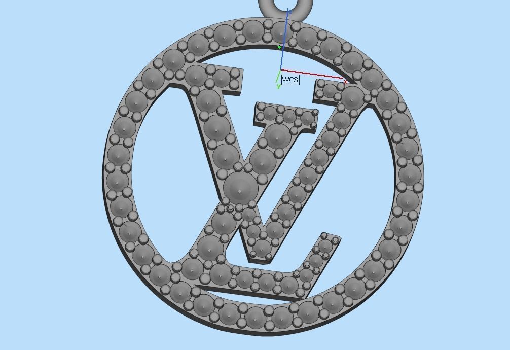 pendant LV 3D print model_30