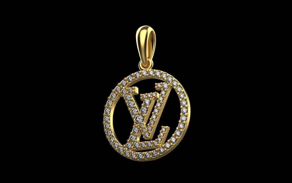 pendant LV 3D print model_7