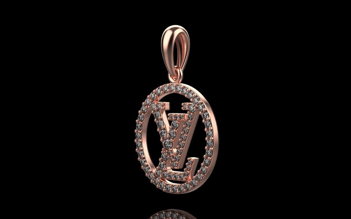 pendant LV 3D print model_15