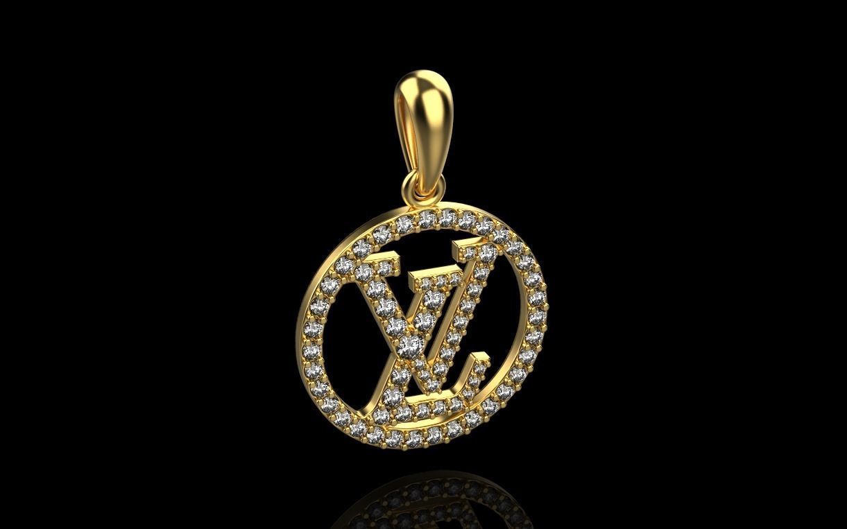 pendant LV 3D print model_6