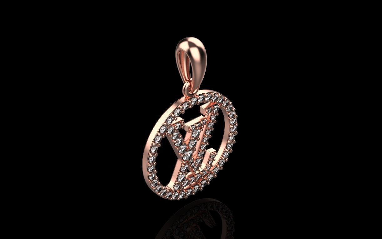 pendant LV 3D print model_16