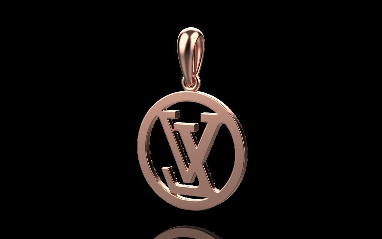 pendant LV 3D print model_13