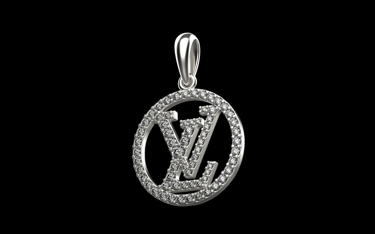 pendant LV 3D print model_8