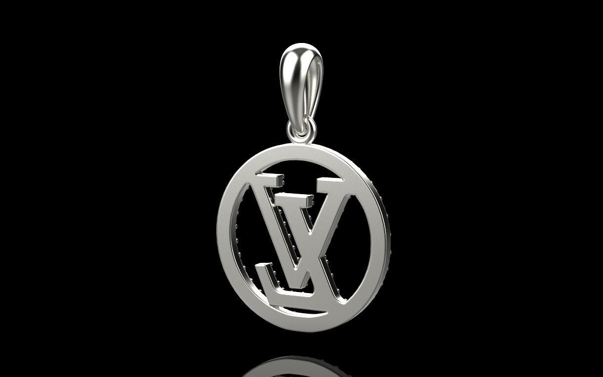 pendant LV 3D print model_12