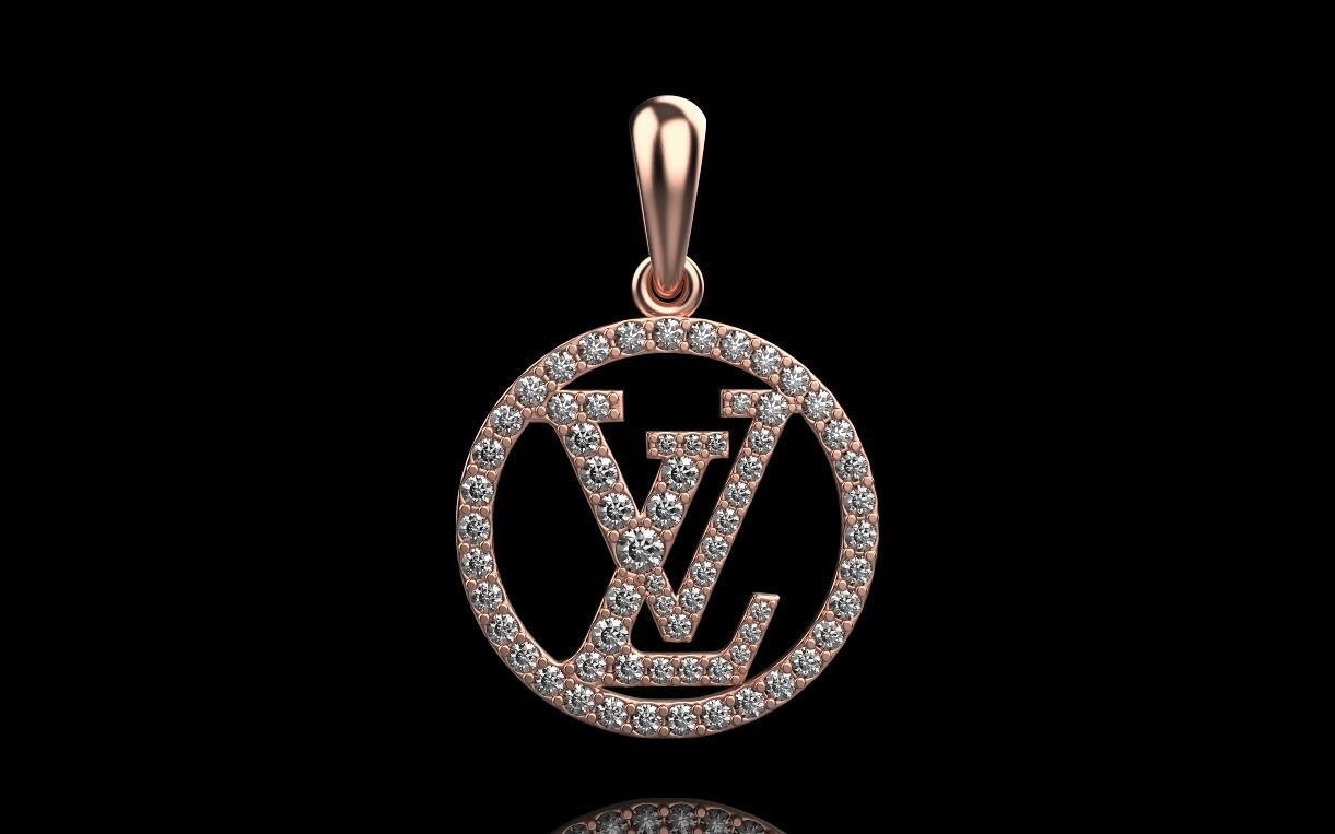 pendant LV 3D print model_14