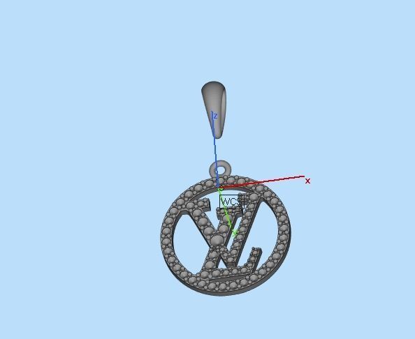 pendant LV 3D print model_27