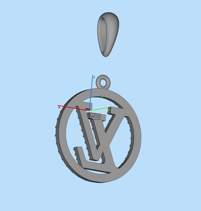 pendant LV 3D print model_29