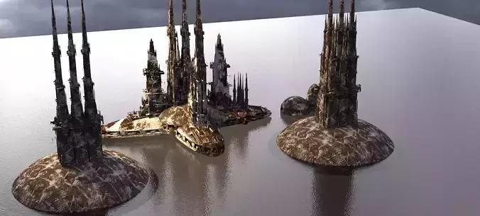 Sci-Fi Dome Kit bash 3 detailed designs