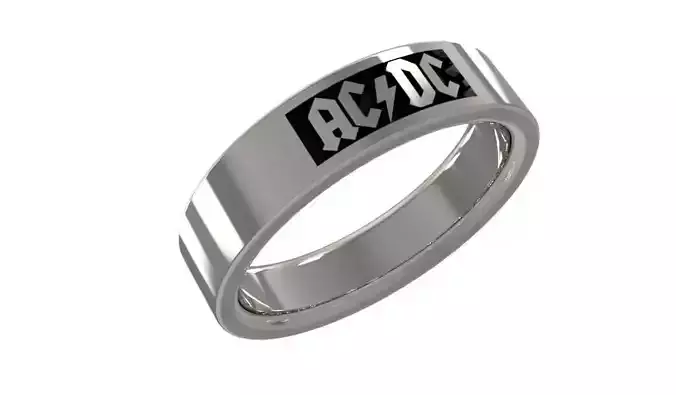 ACDC ring 3D print model