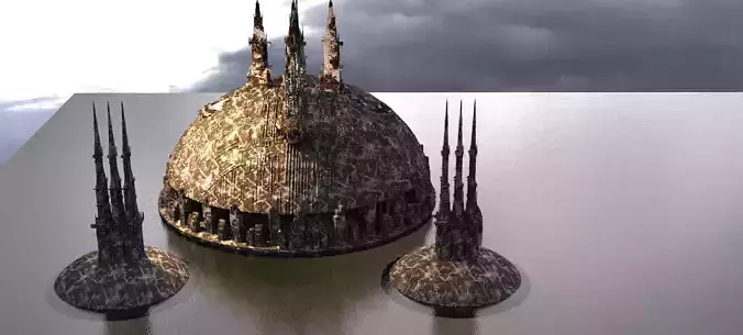 Sci-Fi Dome designs 3D model