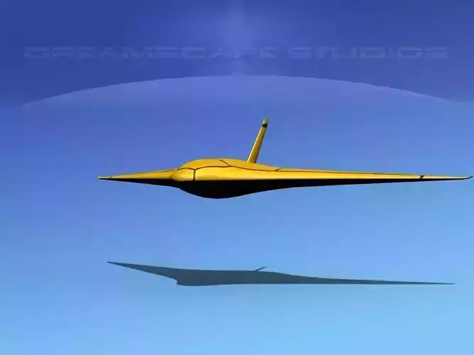 Z-Ray Underwater glider Low-poly 3D model
