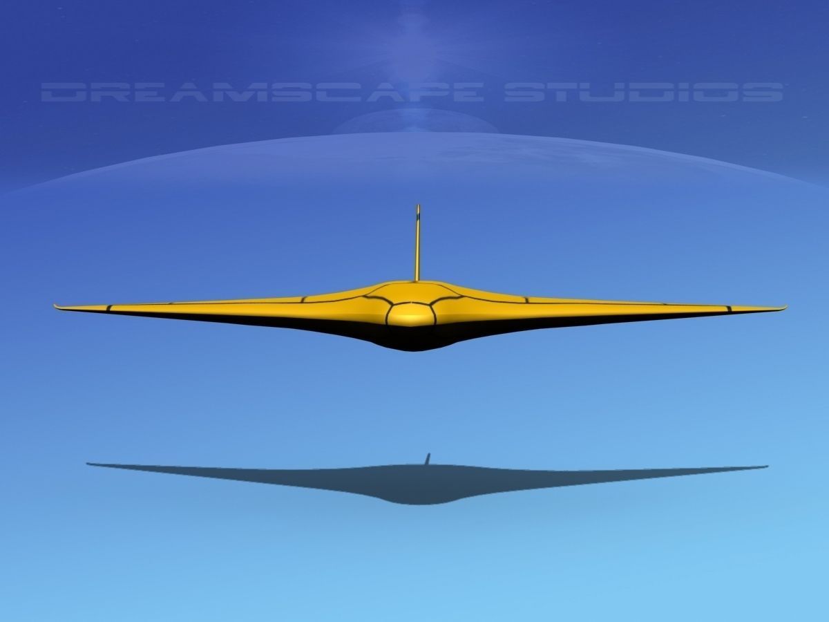 Z-Ray Underwater glider Low-poly 3D model_1