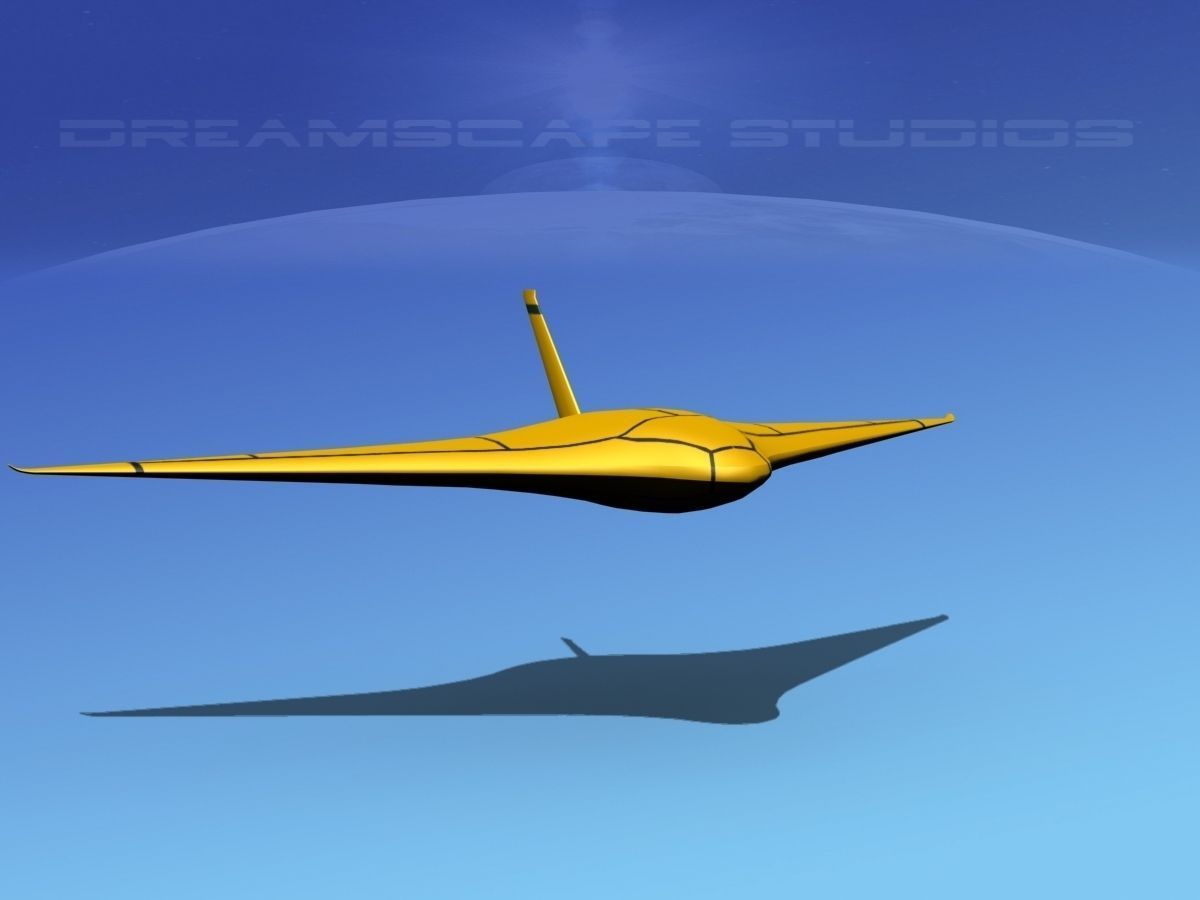 Z-Ray Underwater glider Low-poly 3D model_2