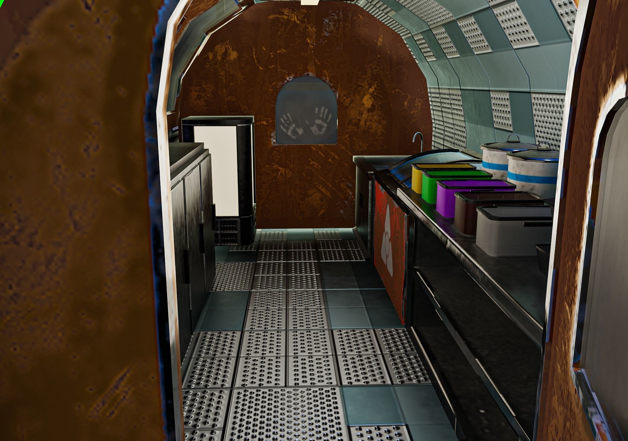 Cyberpunk City Pack Low-poly 3D model_23