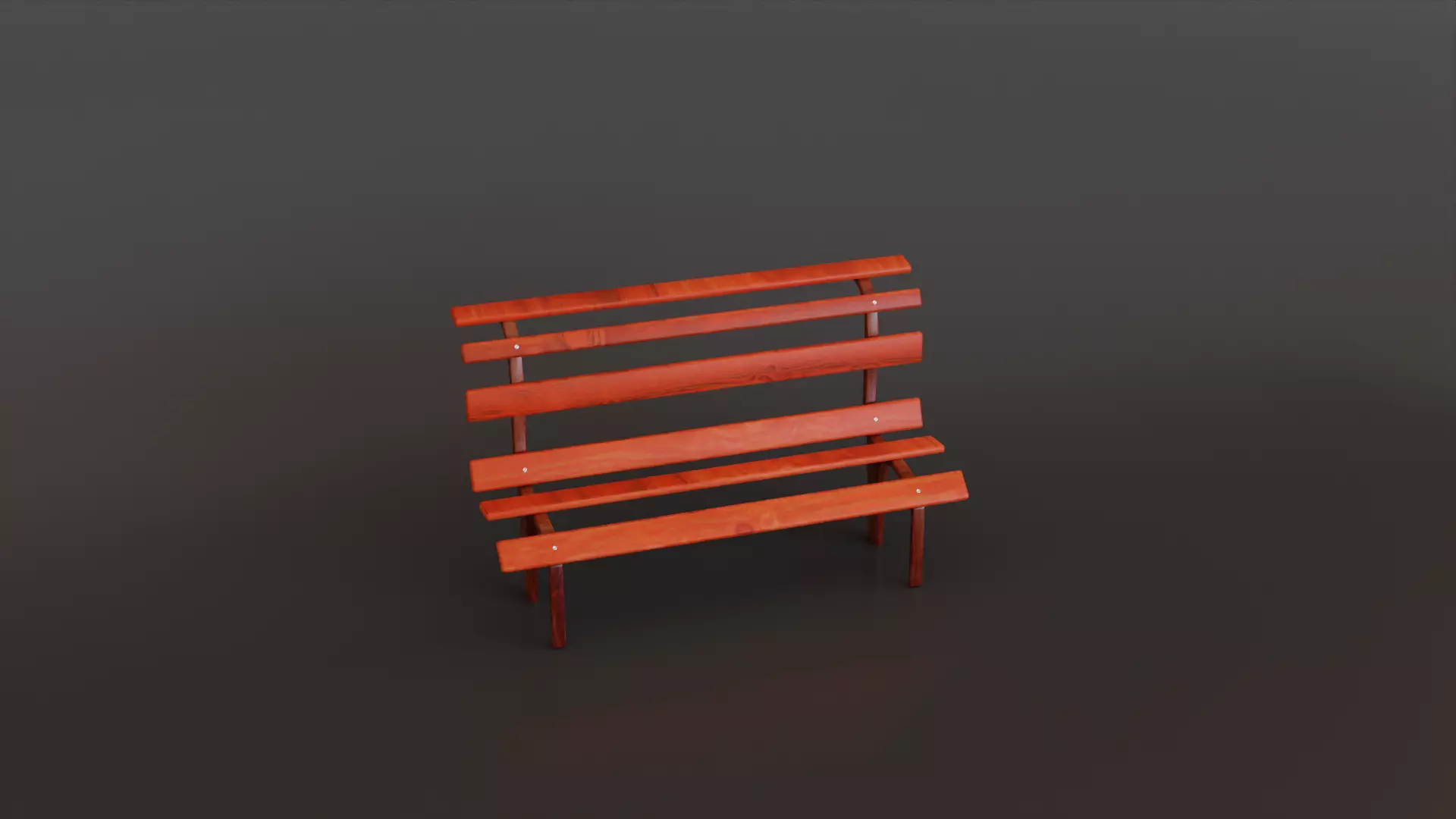 Park bench - banco de praca Free low-poly 3D model