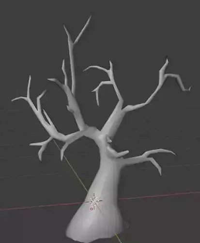Tree 3D with no leaves