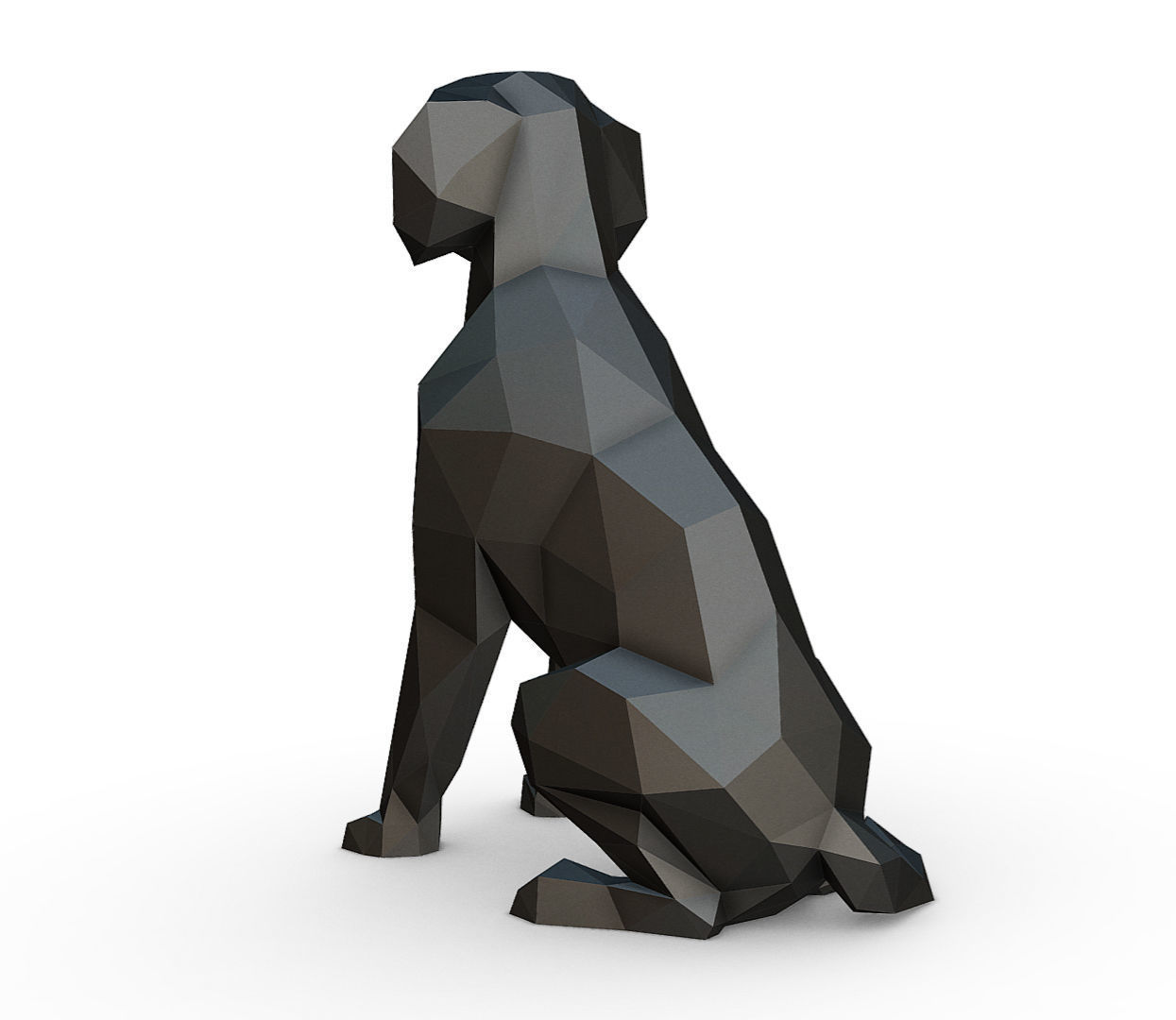 Brittany Spaniel  Epagneul Breton 3D print model_2