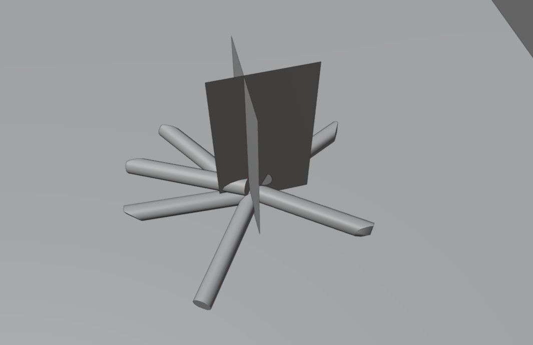 Bonfire - Fire Pit - Fogueira Low-poly 3D model_8