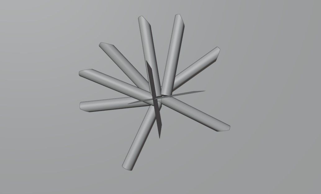 Bonfire - Fire Pit - Fogueira Low-poly 3D model_9