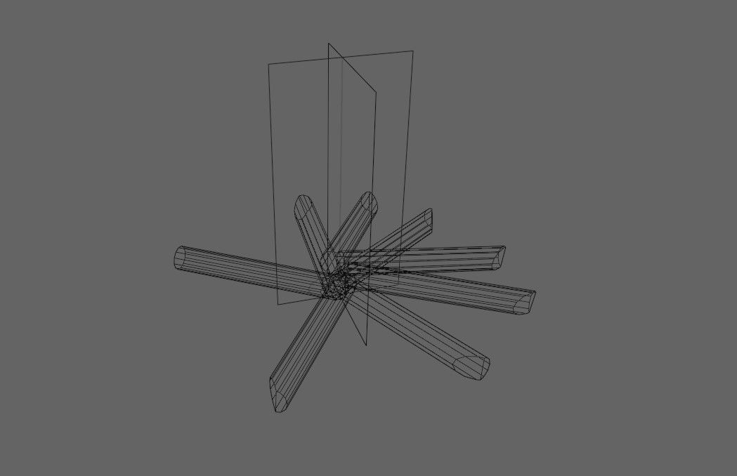 Bonfire - Fire Pit - Fogueira Low-poly 3D model_15