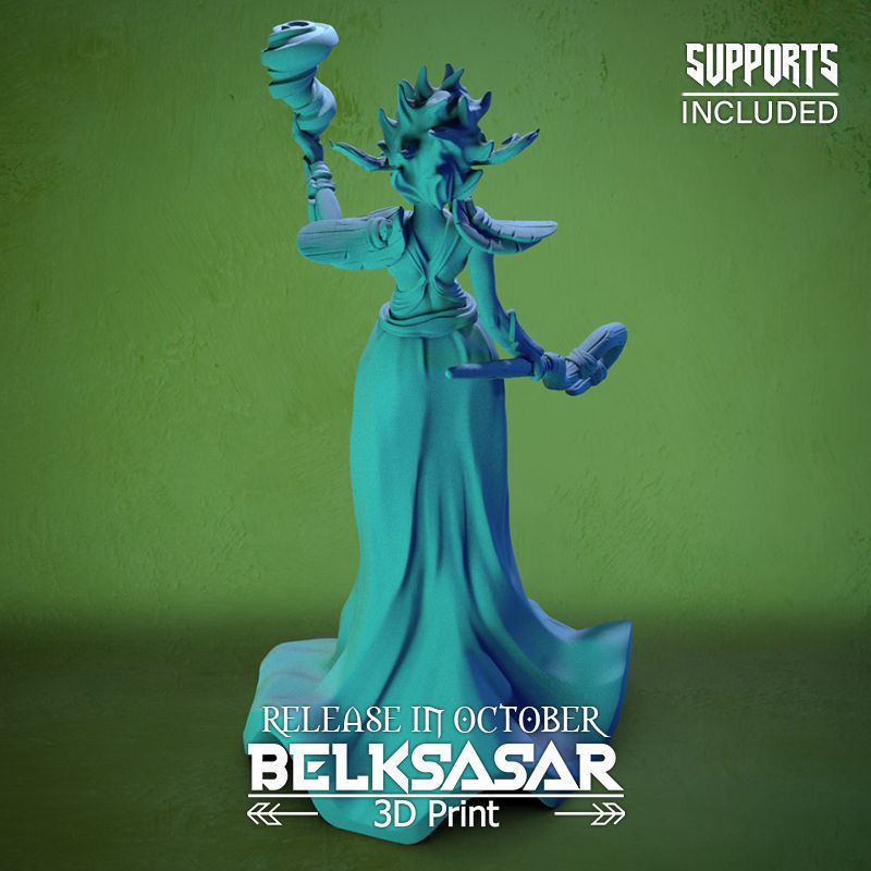 Storm Shaman Normal and Nude 3D print model_33